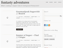 Tablet Screenshot of funtastyadventures.com